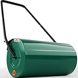 Gardebruk® Rasenwalze 60cm 50L gepolsterter Griff Schmutzabweiser befüllbar Handwalze Rasenroller Gartenwalze...