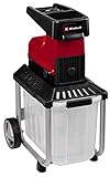 Einhell Elektro-Leisehäcksler GC-RS 60 CB (2800 W, max. 45 mm Aststärke, Schneidwalze, große Trichteröffnung,...