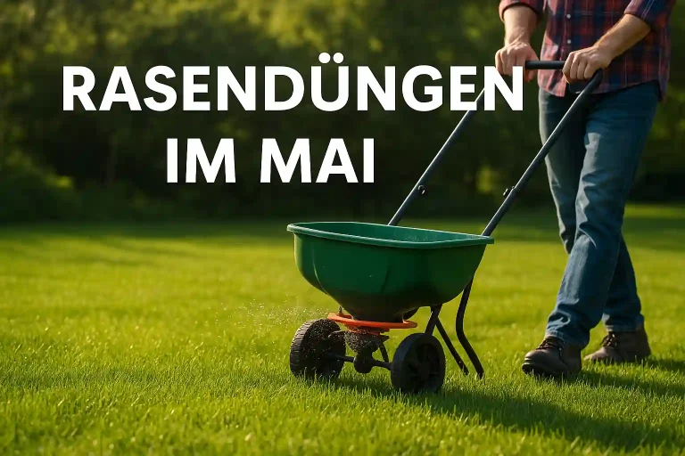 Rasen im Mai düngen