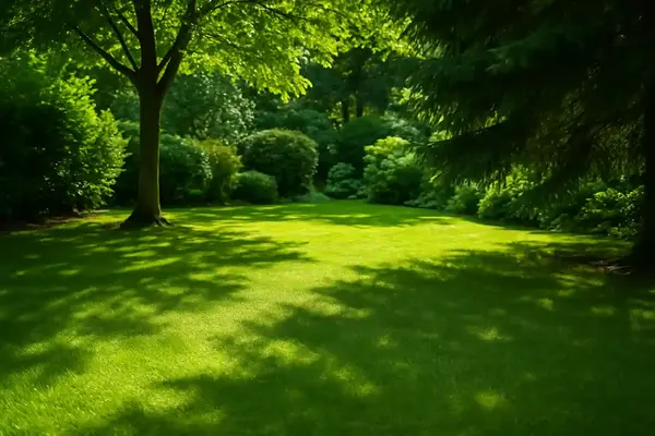 Garten nach Installation