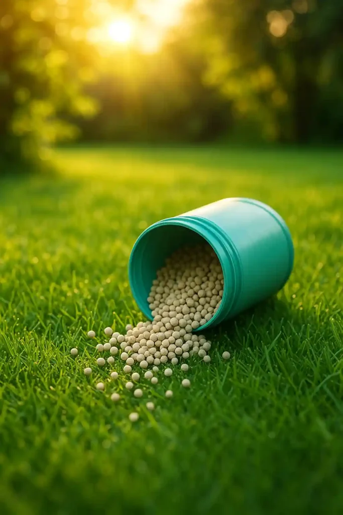 Rasen im Juli düngen